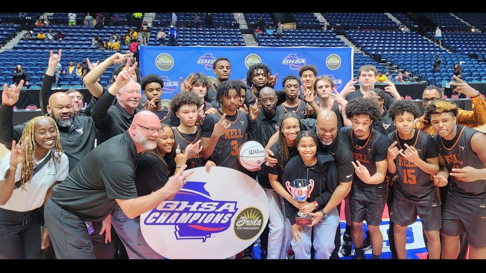 Kell High School Boys Basketball State Champions 2024