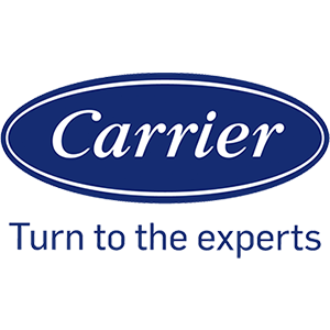 The carrier logo is blue and white and says `` turn to the experts ''.