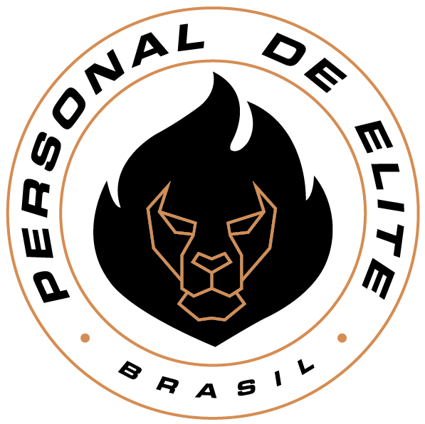 Um logotipo para personal de elite brasil com um leão nele