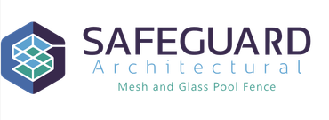 safeguard mesh and glass pool fence Logo