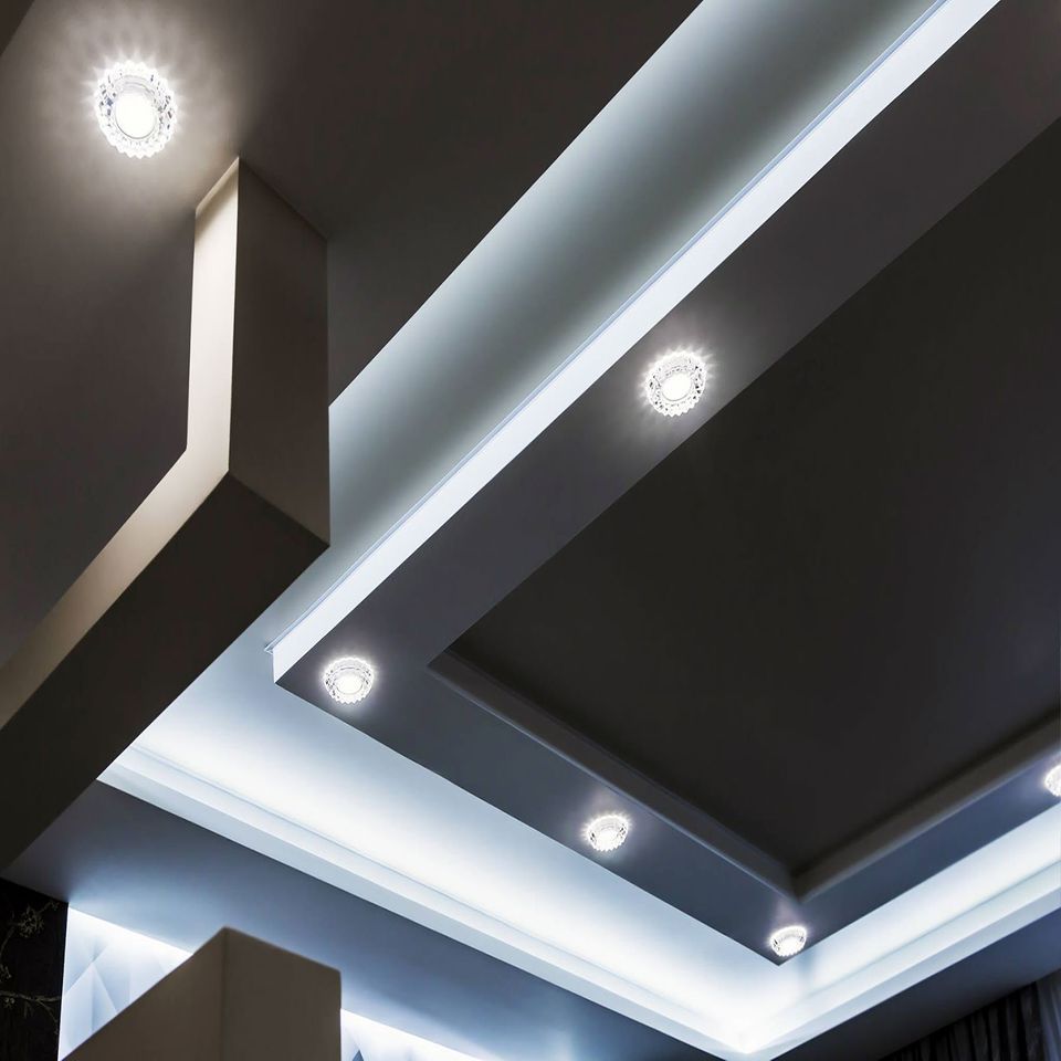 controsoffitto con fari led