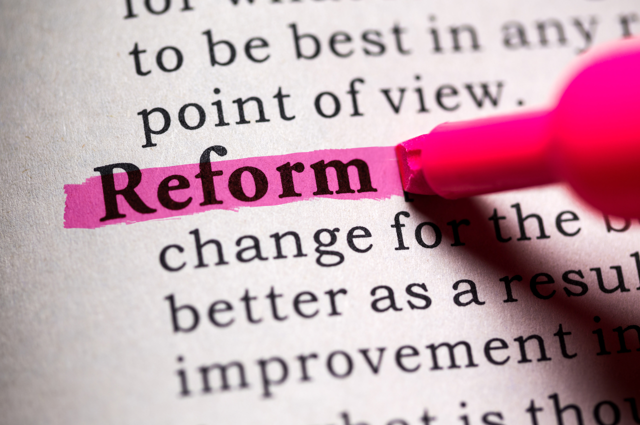 Definition of Reform and reform is highlighted