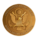 The seal of the united states district court of middle district of florida.