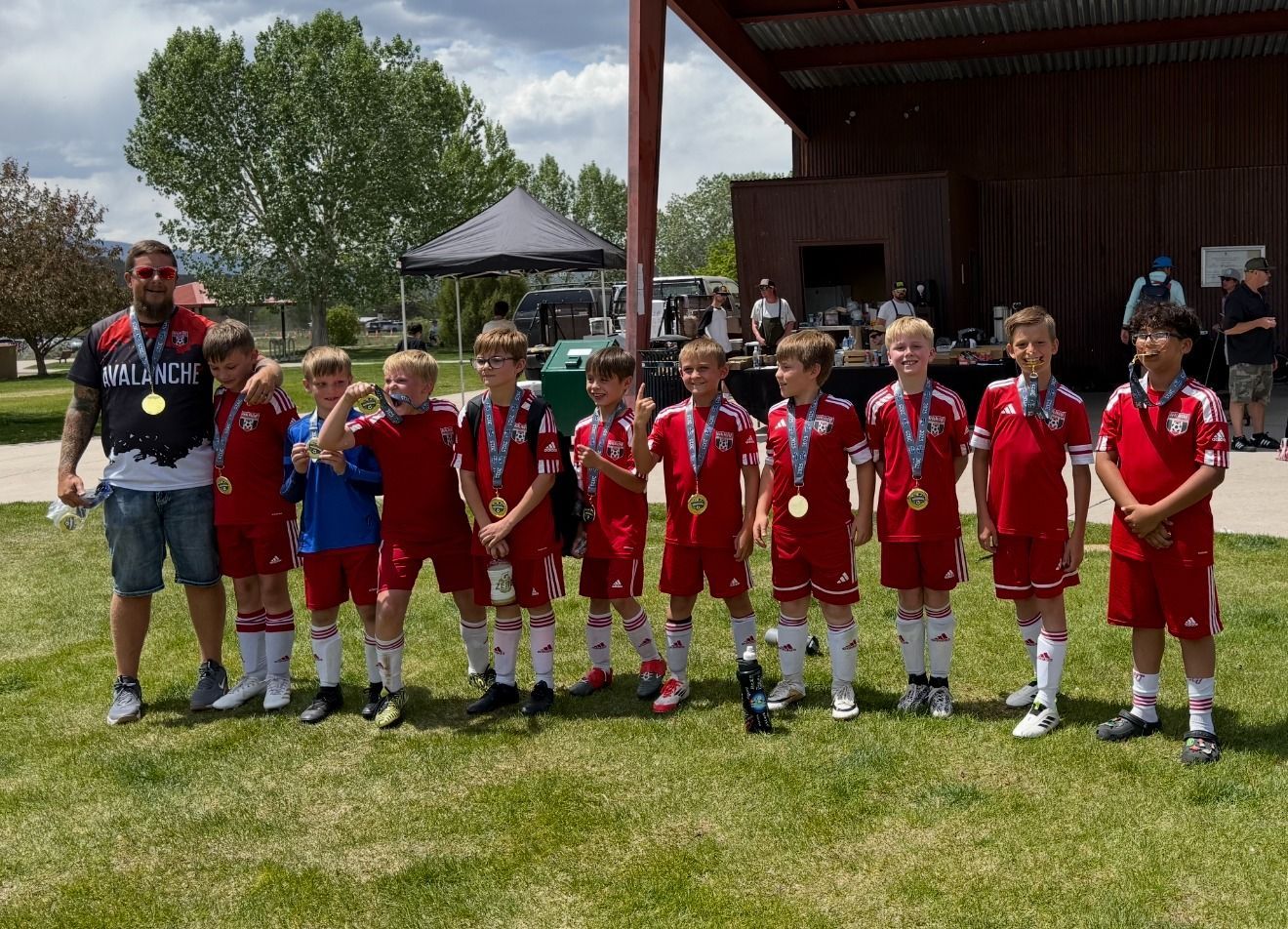 2015 boys team for Montrose Avalanche Soccer Club