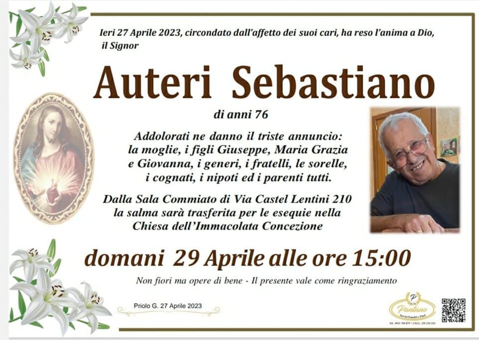 necrologio Auteri Sebastiano