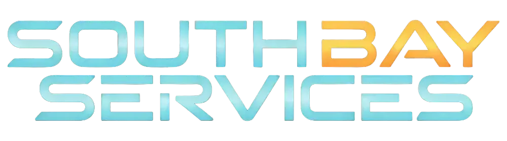 South Bay Services logo in teal and yellow.