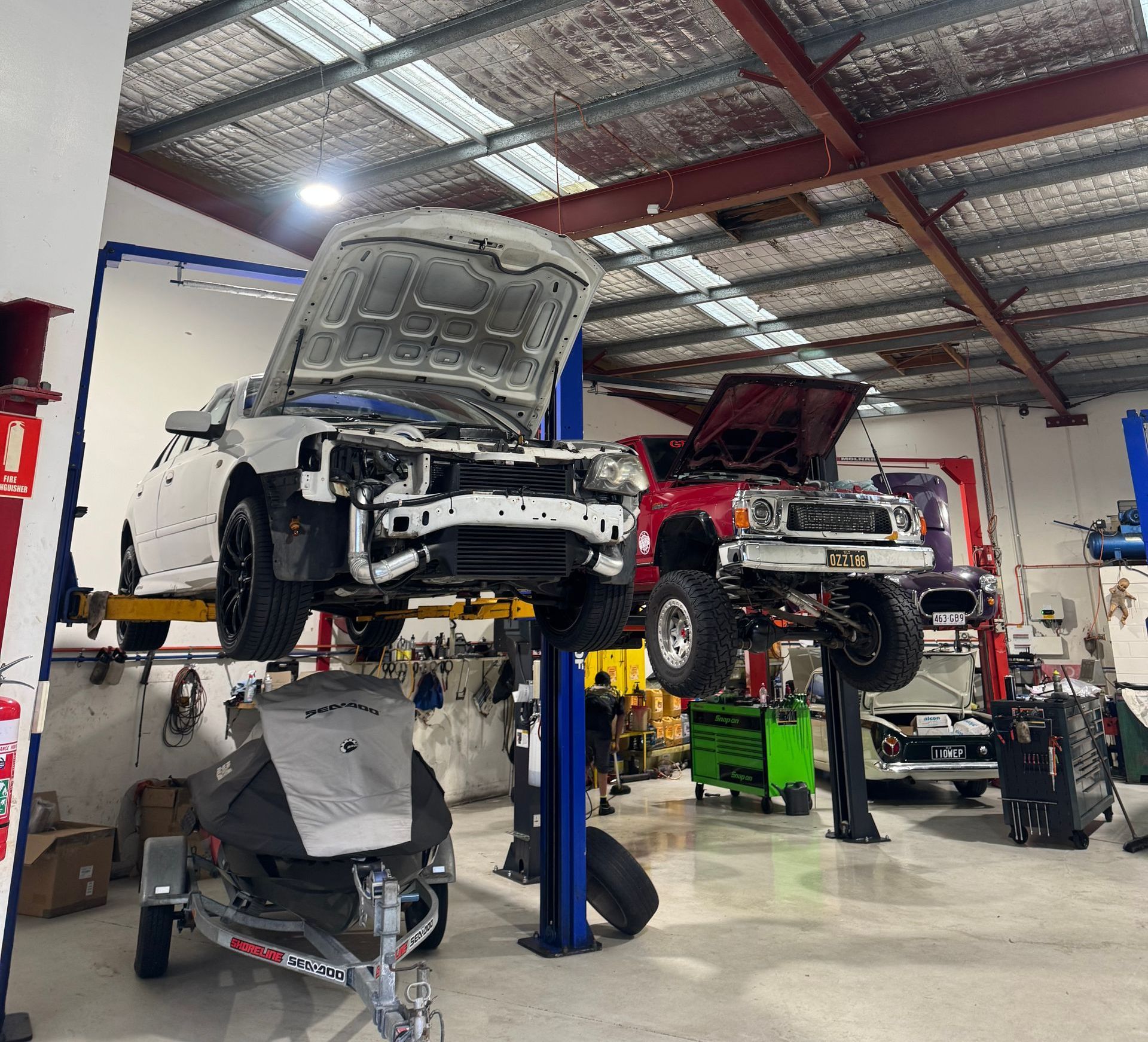A Close up Of a Shock Absorber on A Vehicle — HO Performance in Cleveland, QLD