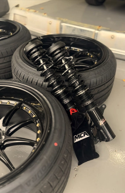 A Close up Of a Car Suspension — HO Performance in Cleveland, QLD