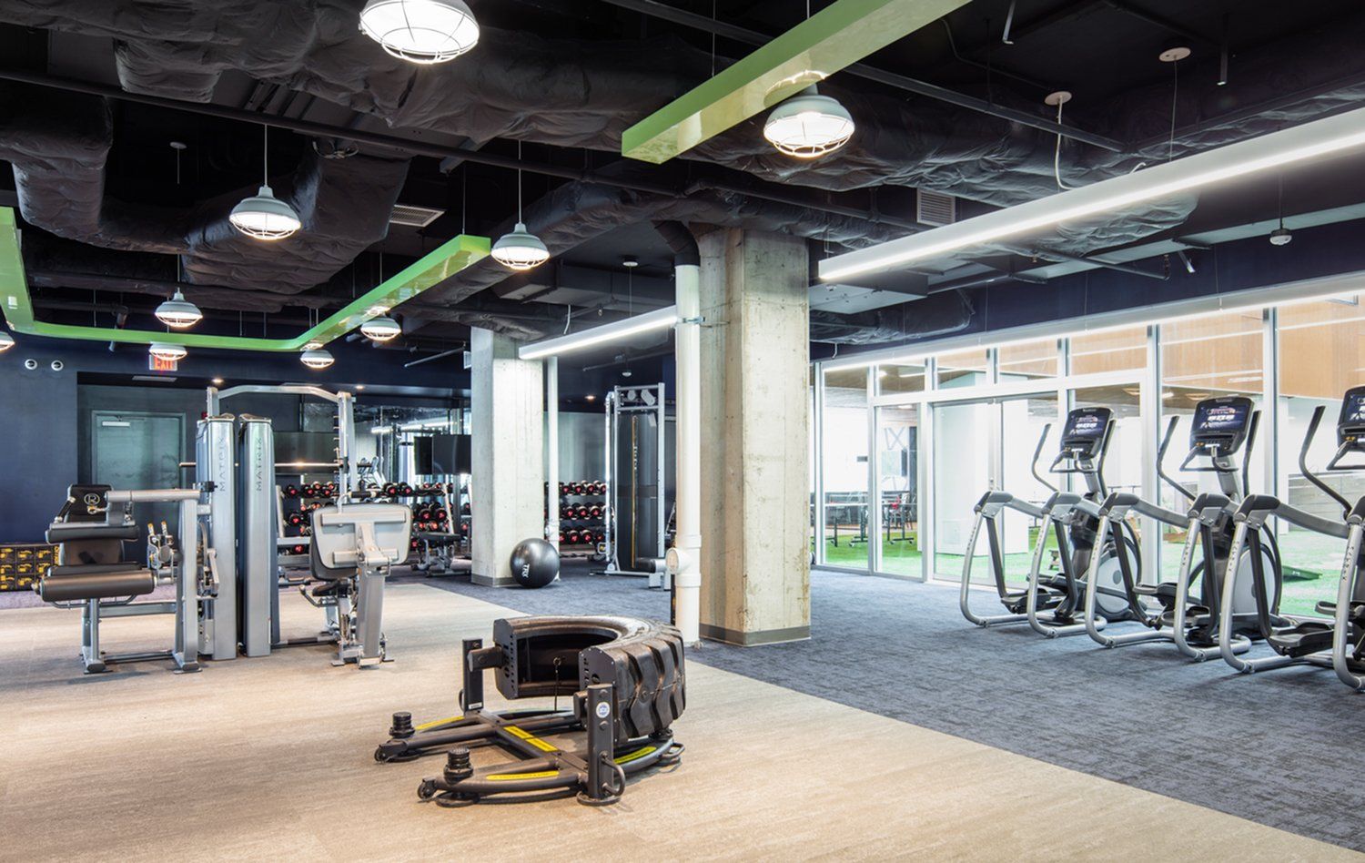 Rise at State College State-of-the-Art Fitness Center with Yoga Room.