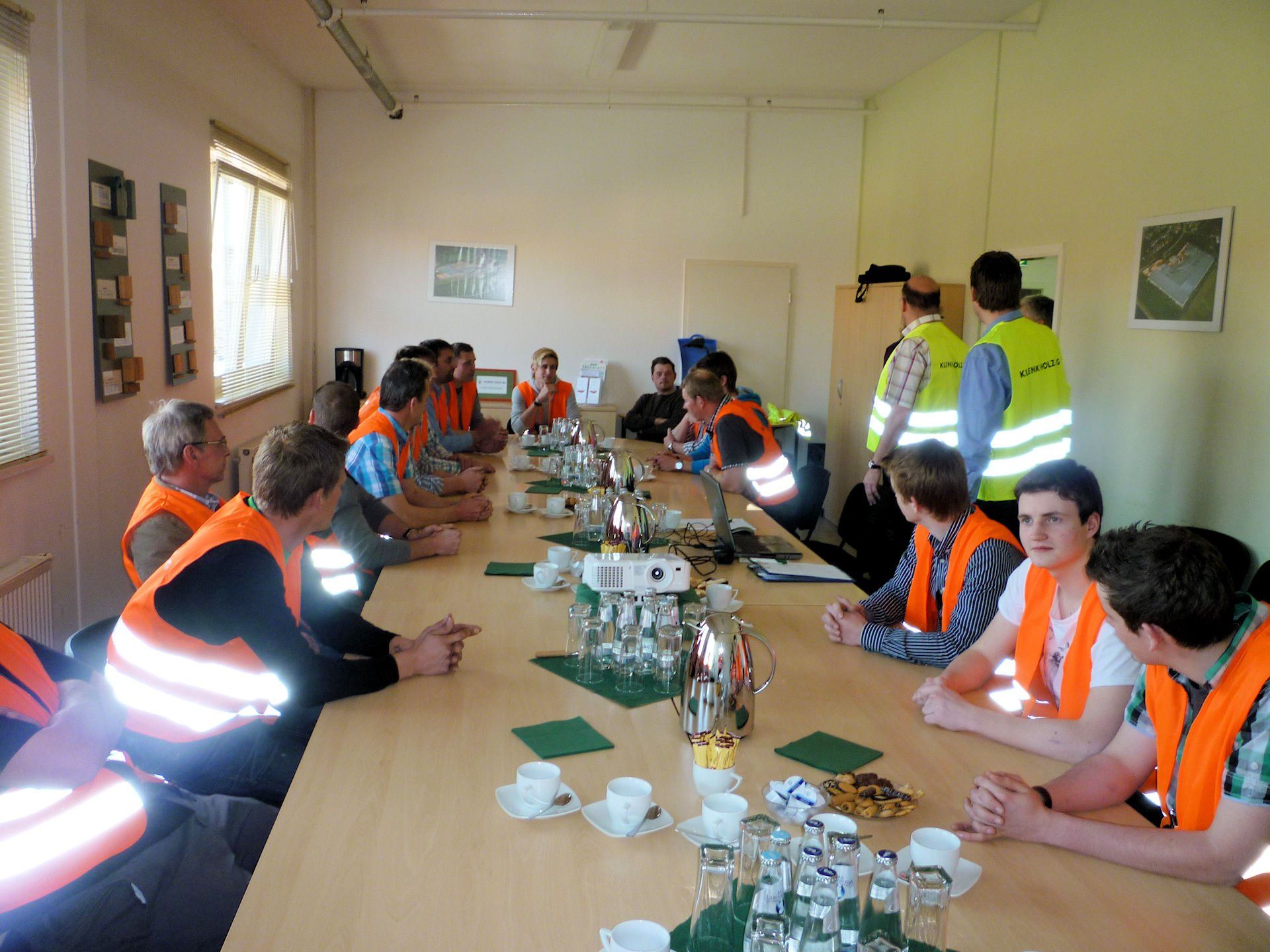 Betriebsbesichtigung bei Klenk in Baruth