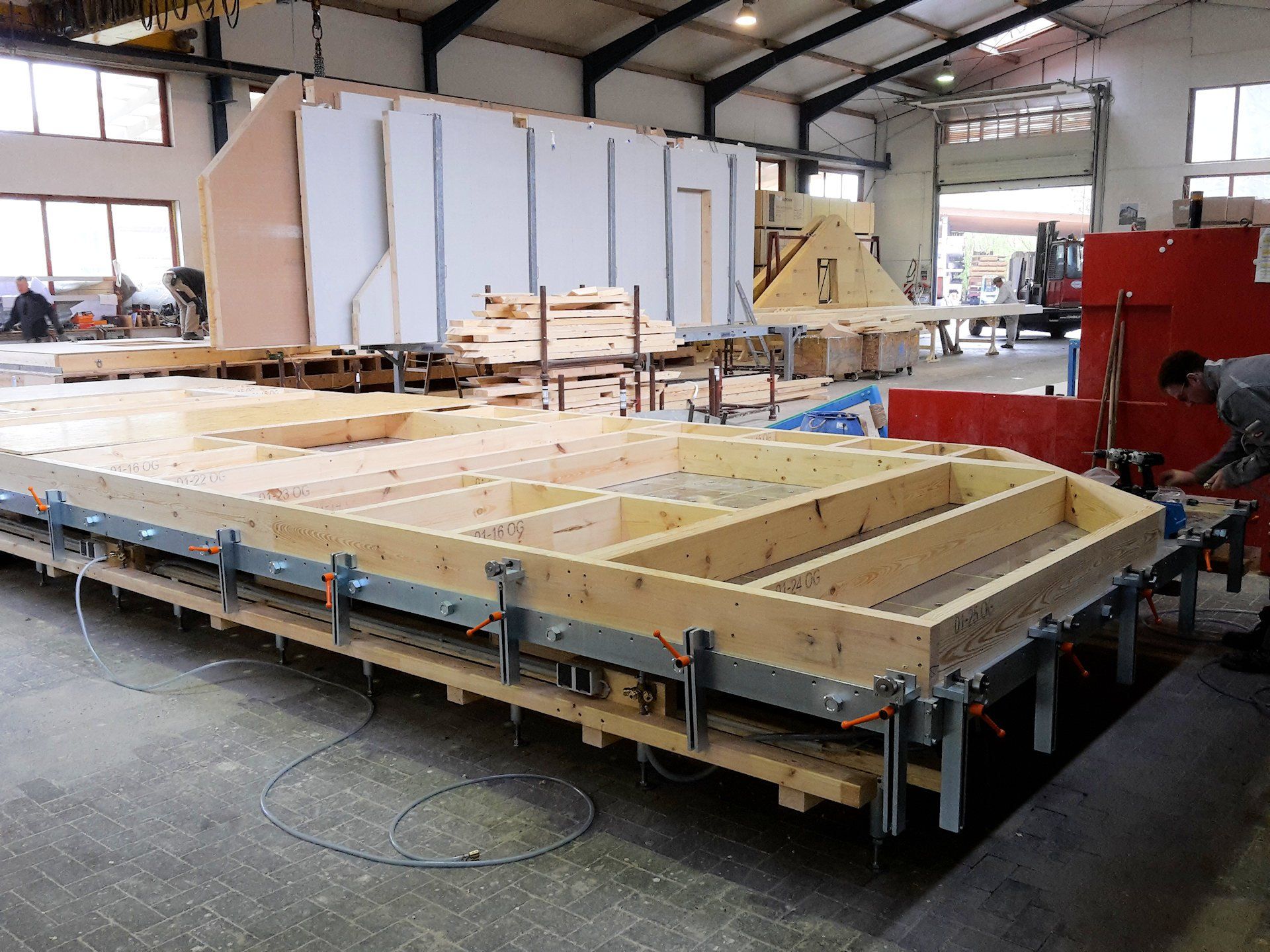 Kampshoff Holzhausbau Wandproduktion