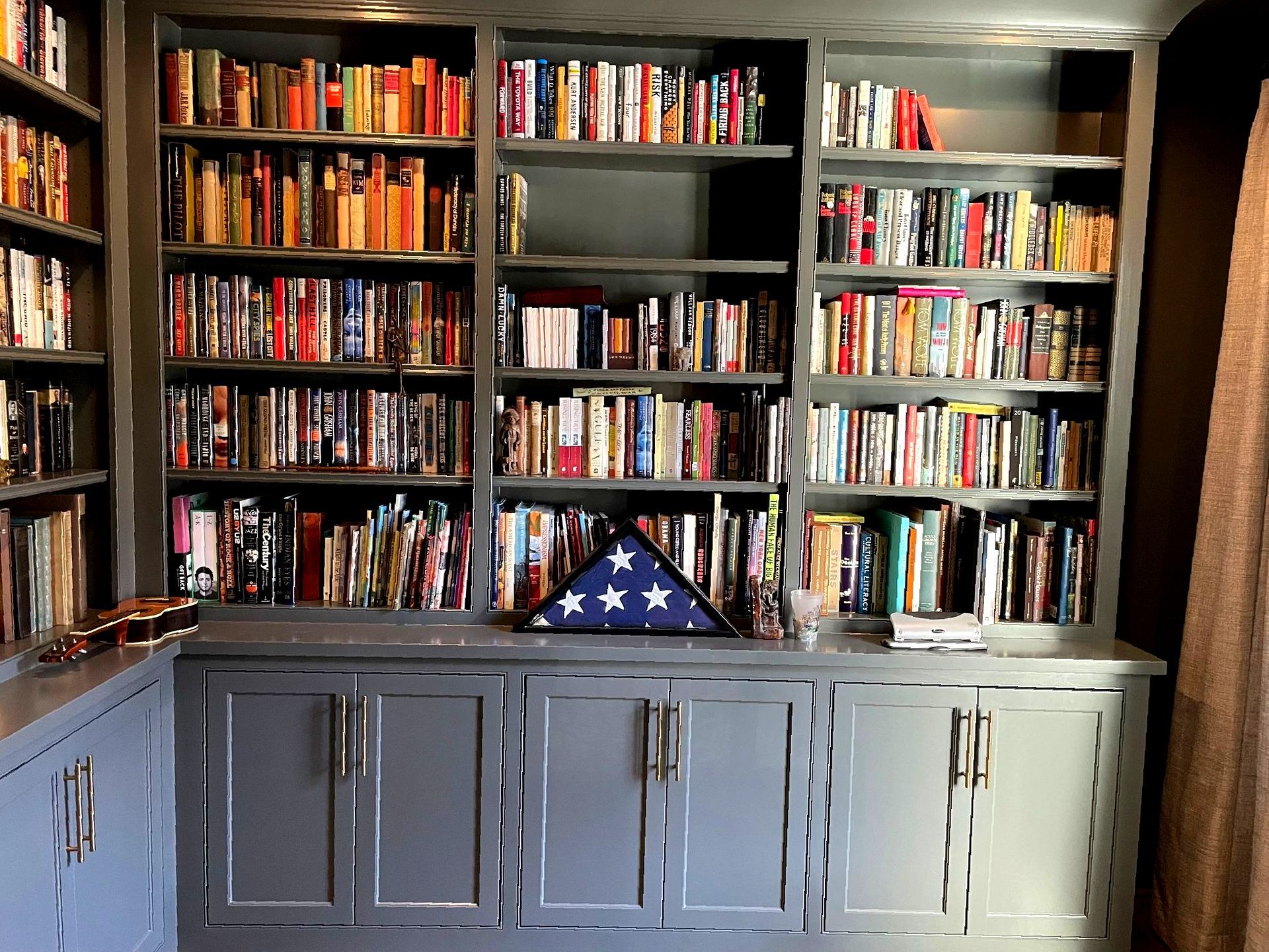 Custom Library Shelves Room Wood Moulds Hardwood Unlimited AR Arkansas