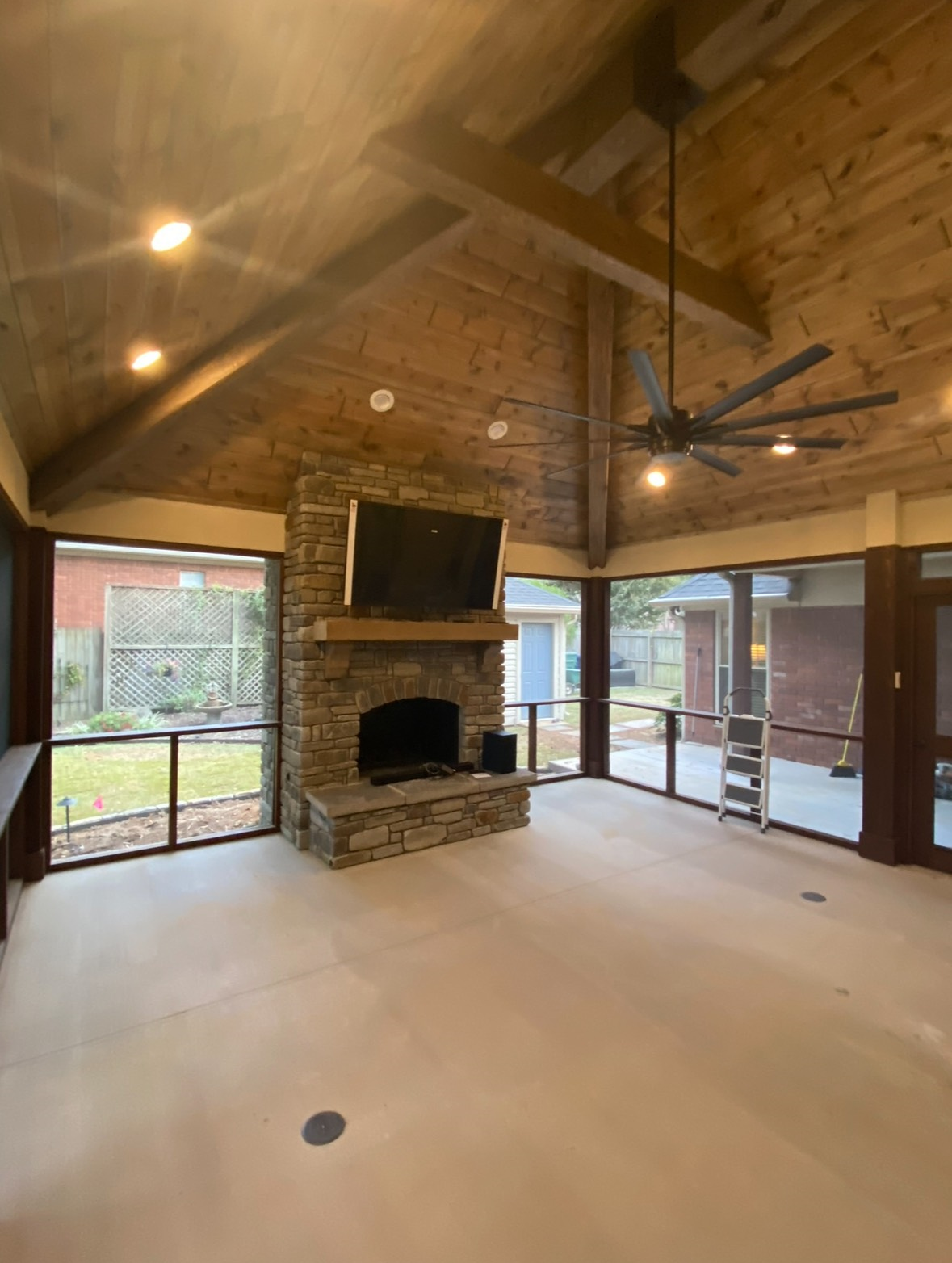 Architectural Beams & Millwork Interior Entertainment Room Wood Hardwood Unlimited AR Arkansas