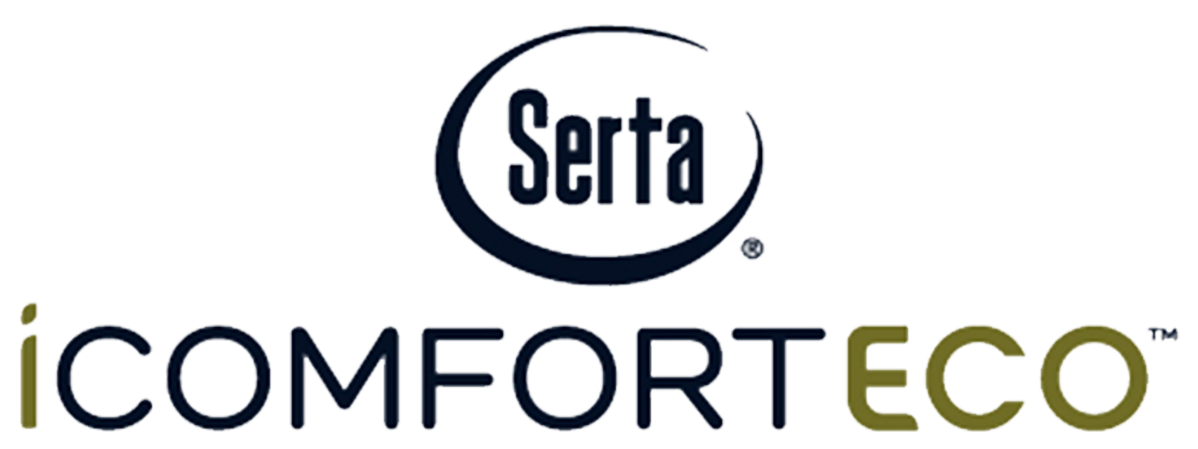The logo for serta icomforteco is shown on a white background.