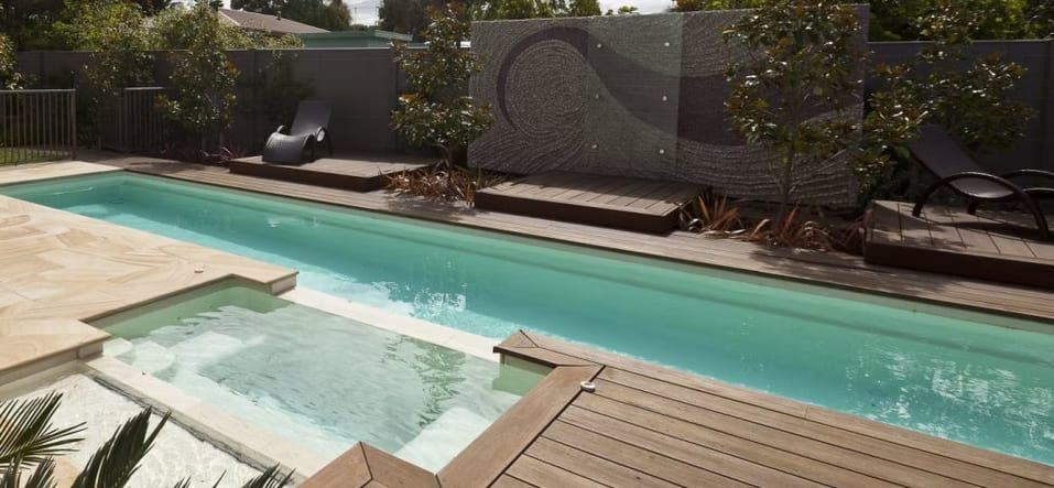 A Rectangular Pool with A Shallow Area — Swan Hill Pool & Spa Centre in Swan Hill, VIC