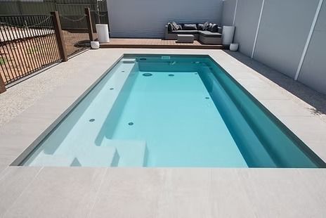 Rectangular In-Ground Pool with Light Blue Water — Swan Hill Pool & Spa Centre in Swan Hill, VIC