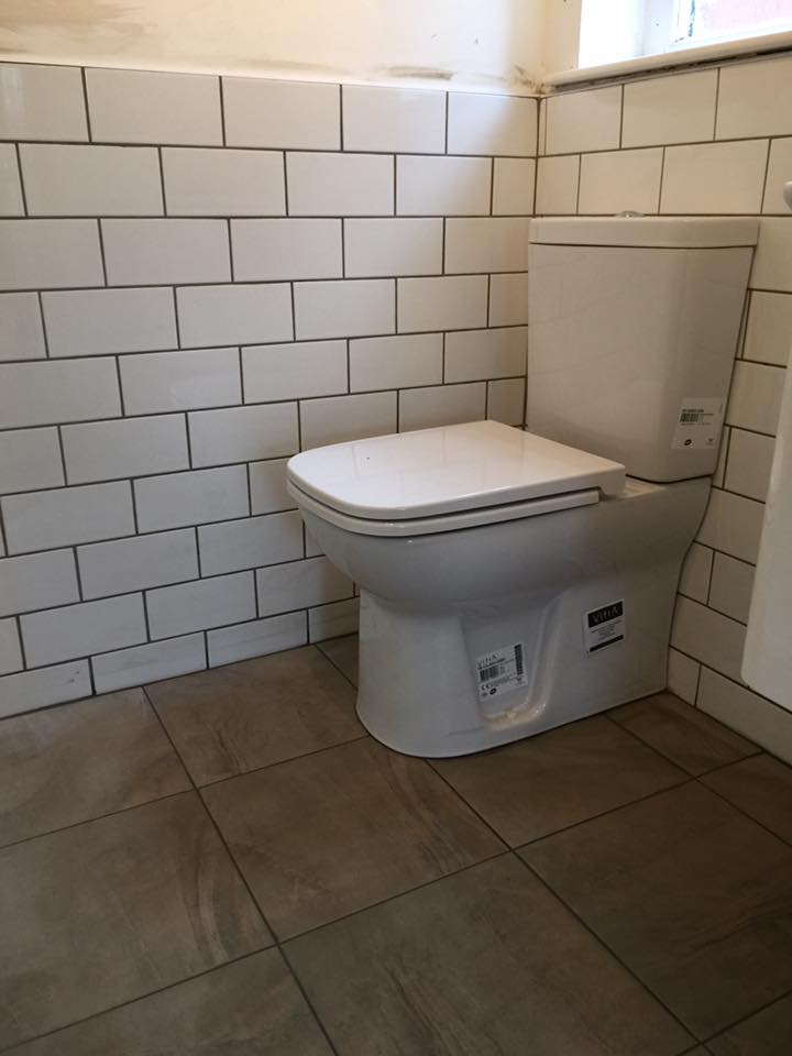 Bathroom tiling