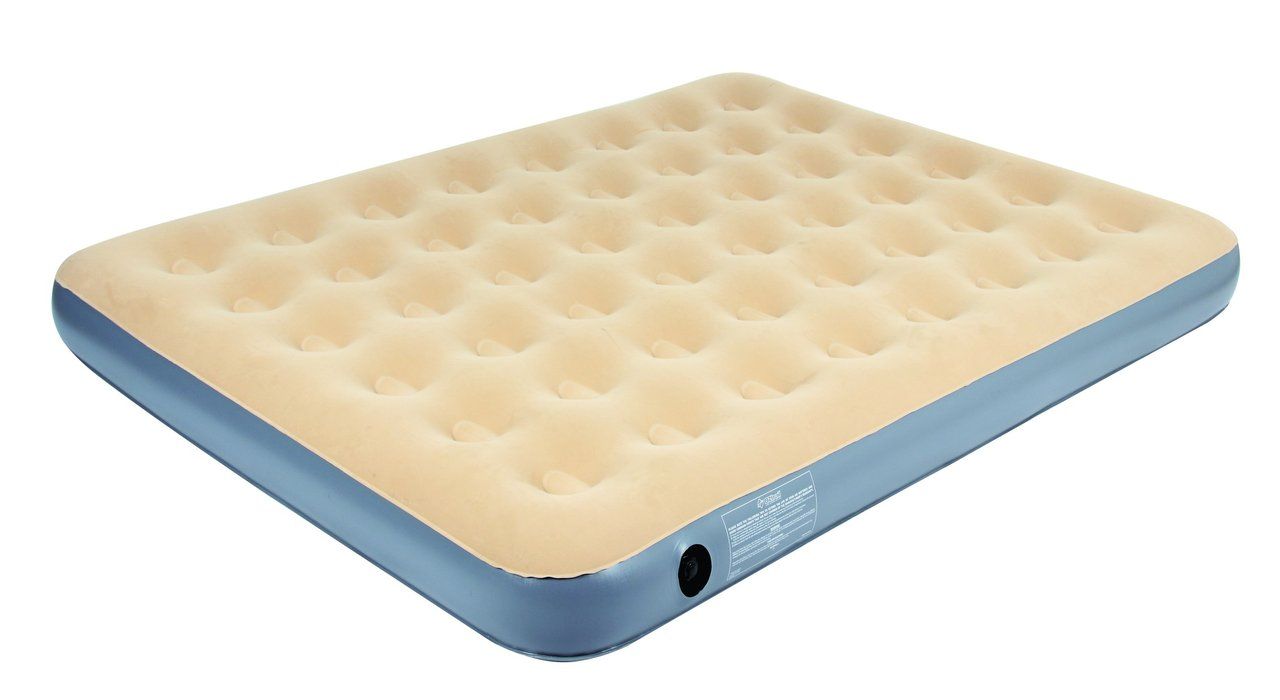 oztrail velour air mattress queen bed review