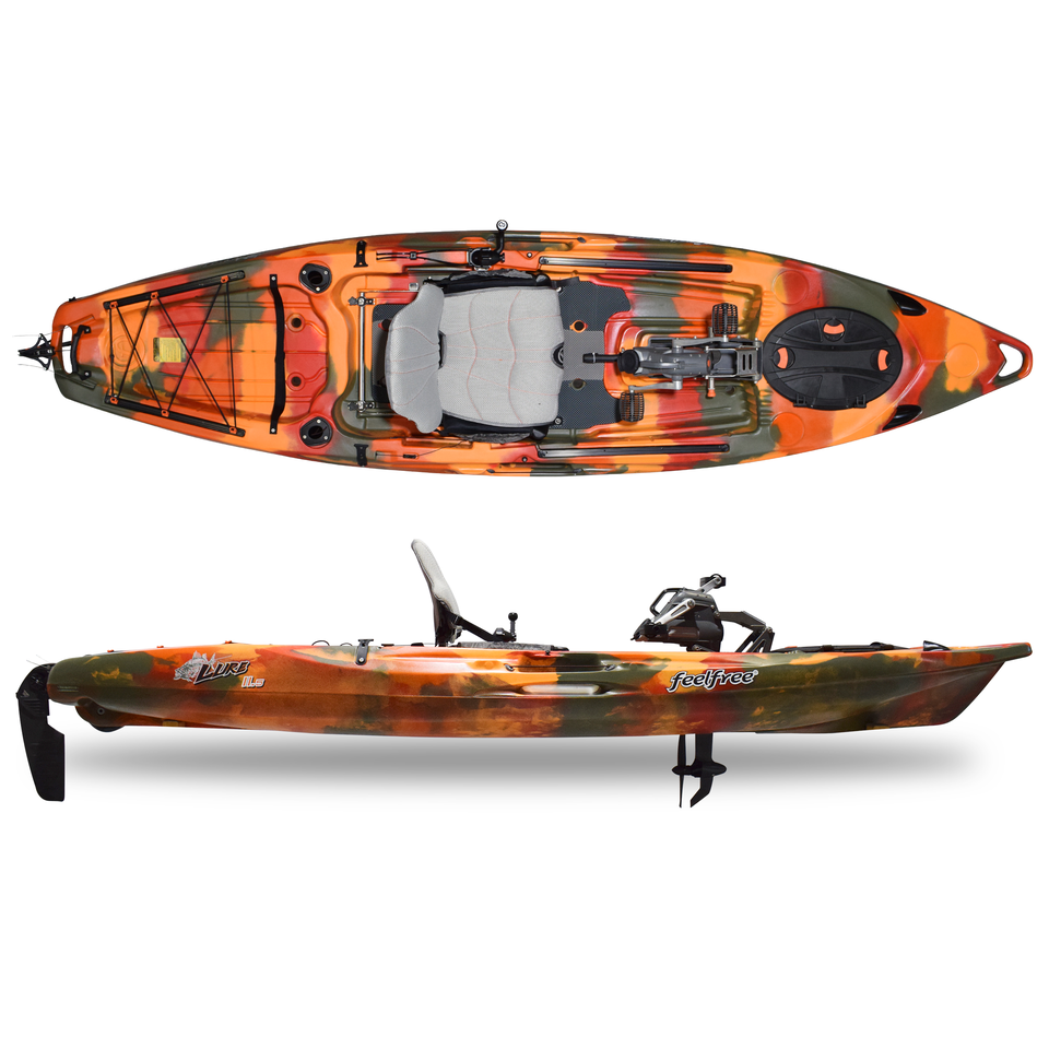 feelfree lure 11.5 new 2020 model fishing kayak with overdrive pedal system
