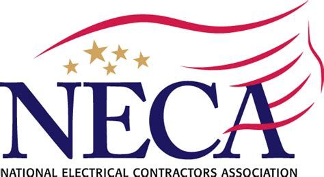 The logo for the national electrical contractors association