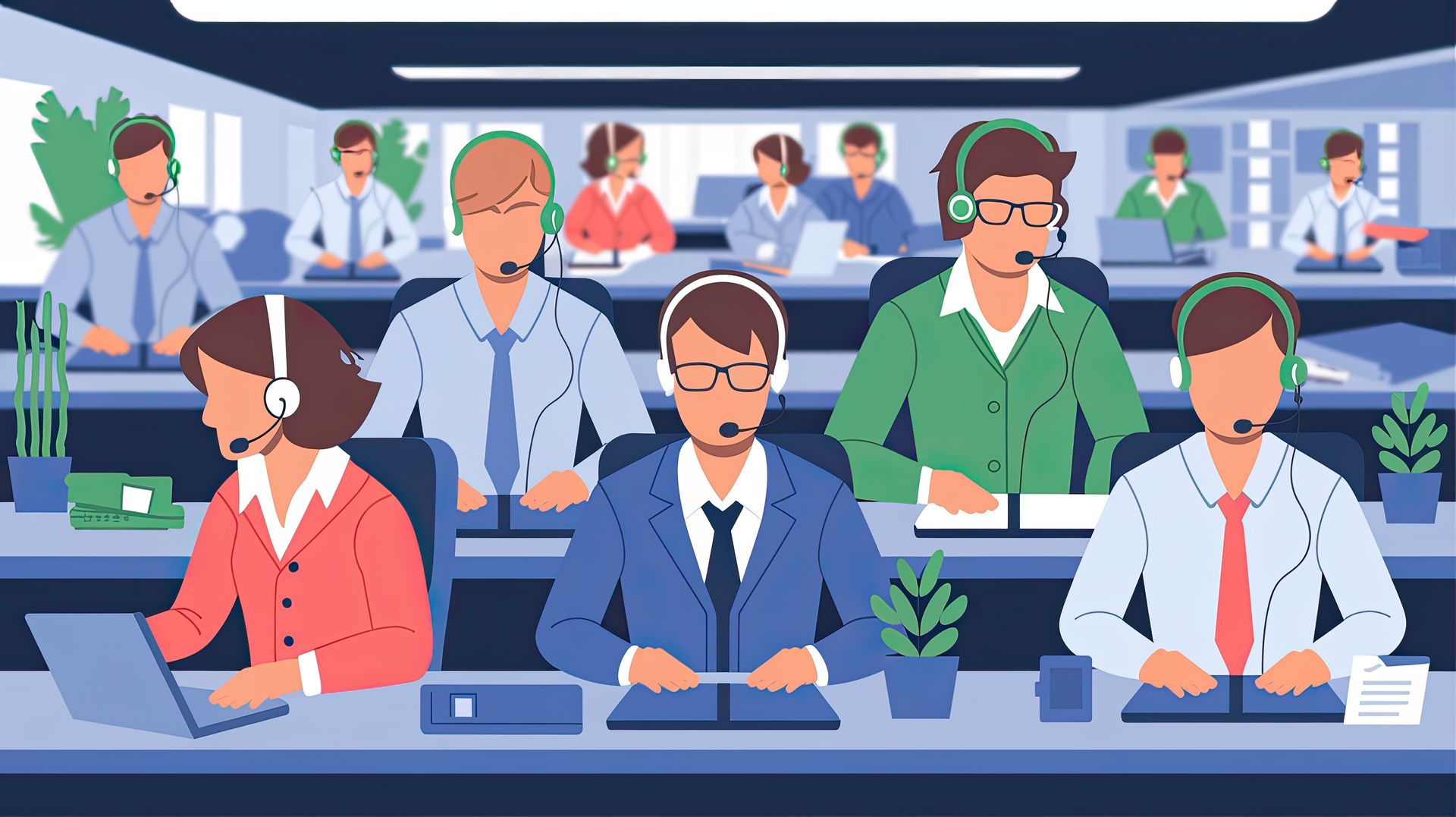 Comparison of call centers, answering services, IVR systems, and AI phone automation