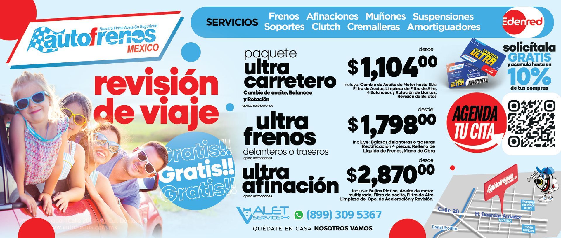 AUTO FRENOS MÉXICO - Promociones