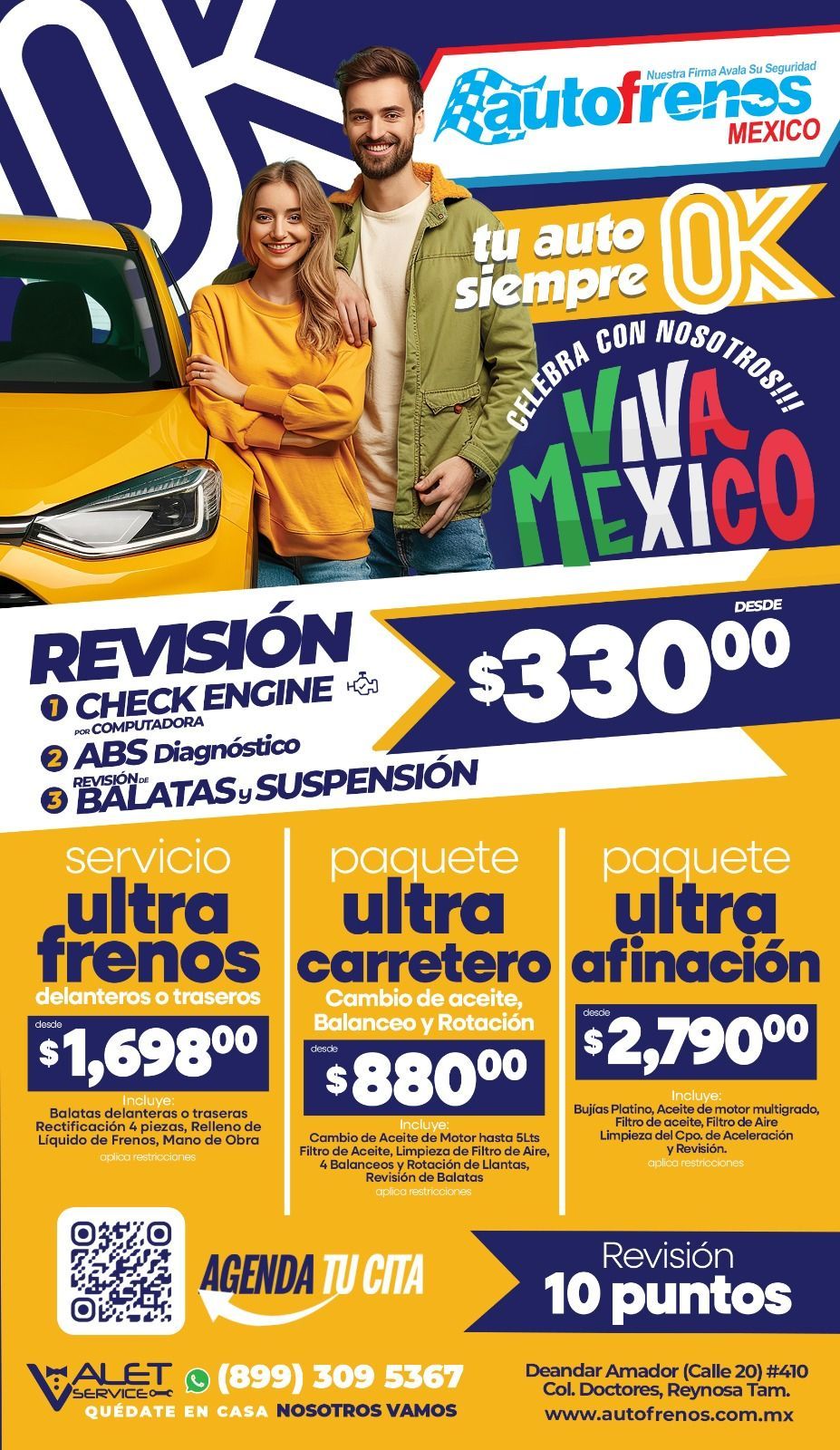 AUTO FRENOS MÉXICO - Promociones