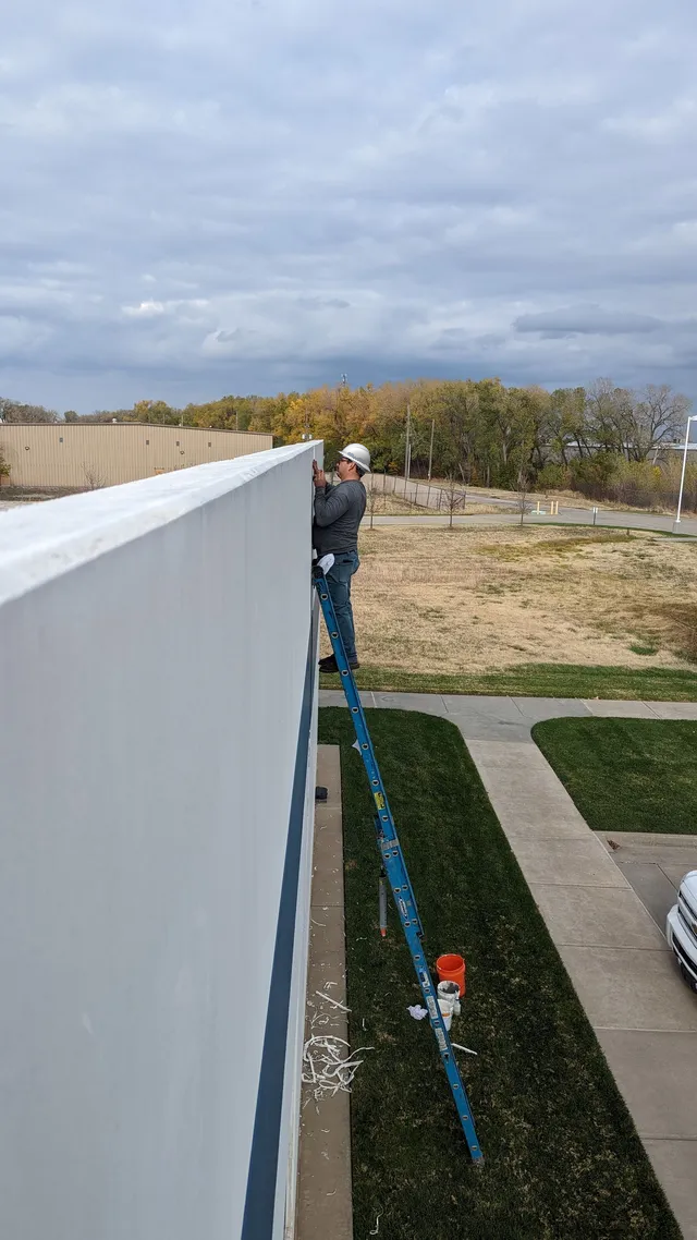 photo of iwp commercial caulking waterproofing