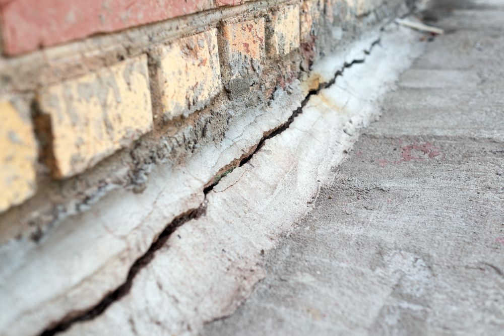 photo of cracks in foundation