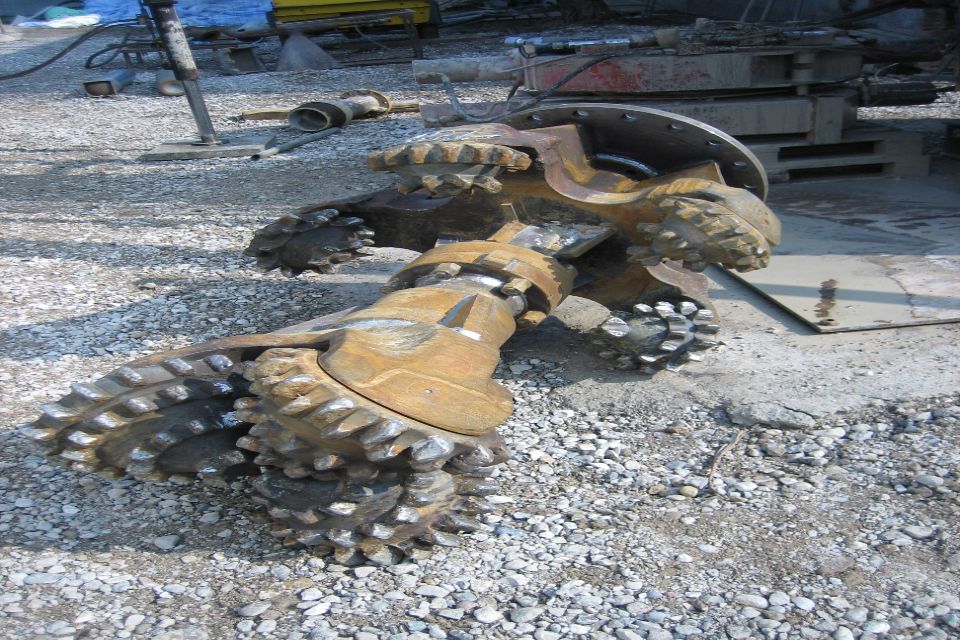 Dettaglio testa di perforazione