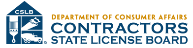Department of Consume Affairs Contractors State License Board