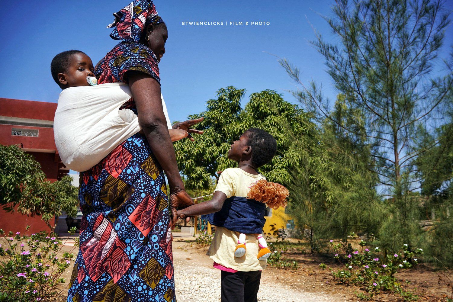 Two moms on a walk :)