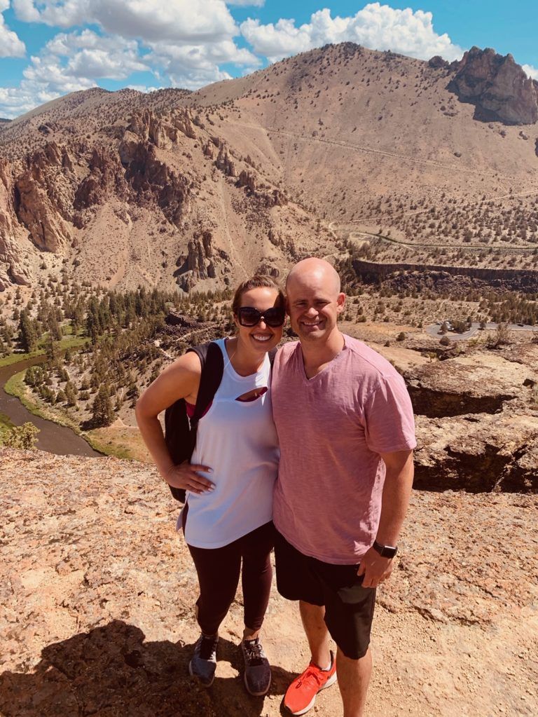 Tye and Ann Rustrum Hiking