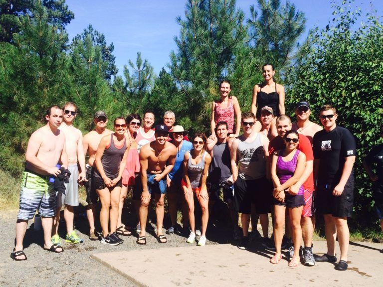 Group photo with the Rustrums