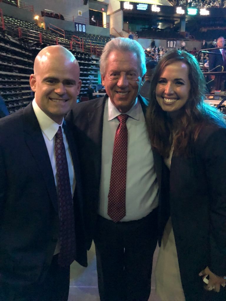 Tye and Ann with John Maxwell
