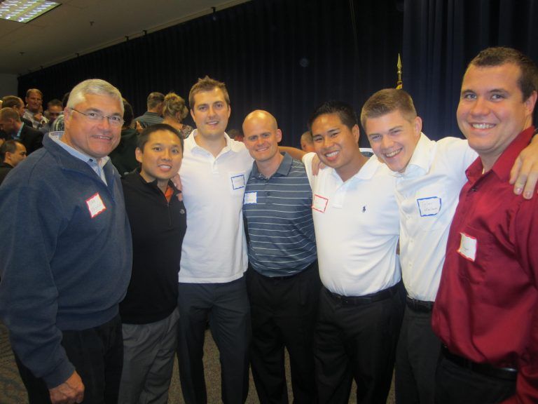 Tye Rustrum with some leaders from the past