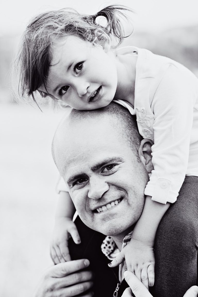 Tye Rustrum with his Daughter