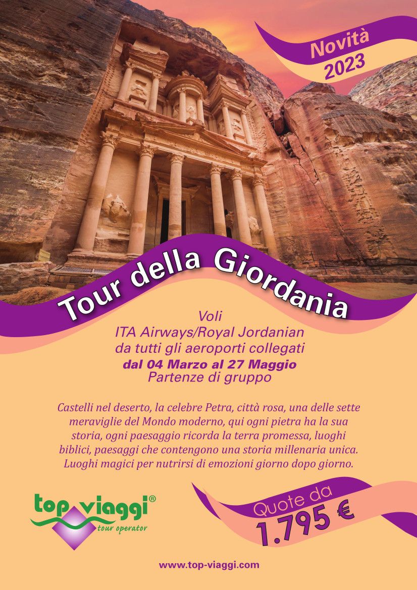tour della giordania