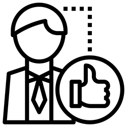 Icona Operai particolarmente qualificati e parco mezzi proprio