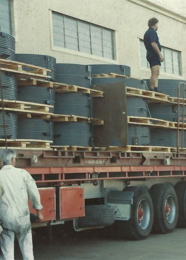 Truck with full of wires — Australian Power Transmissions in Brendale, QLD