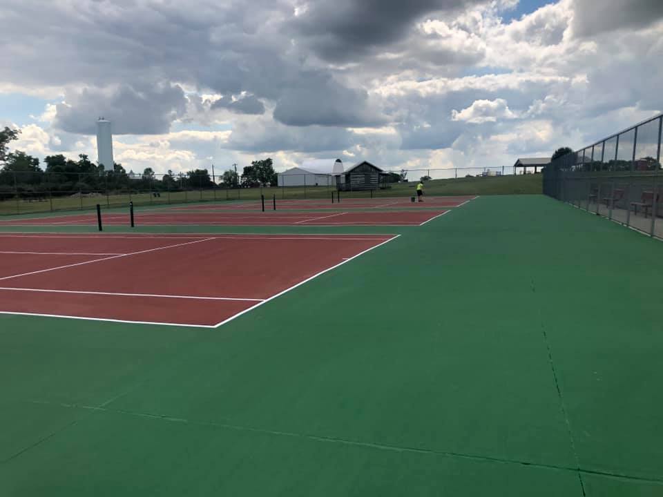 Large Court — Dayton, OH — Asphalt Sealcoaters of Dayton