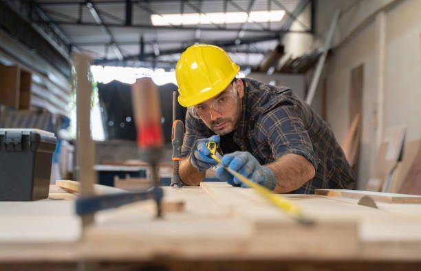 Man Works In A Carpentry — Hampton, VA — East Coast Blinds And Handyman Service
