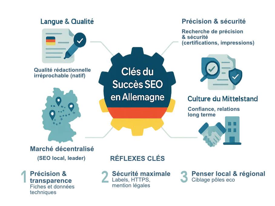 Clés du succès SEO en allemange
