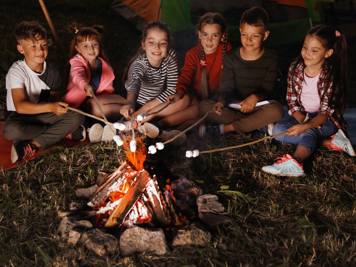 Camping Life Gallery - Toasting Marshmallows