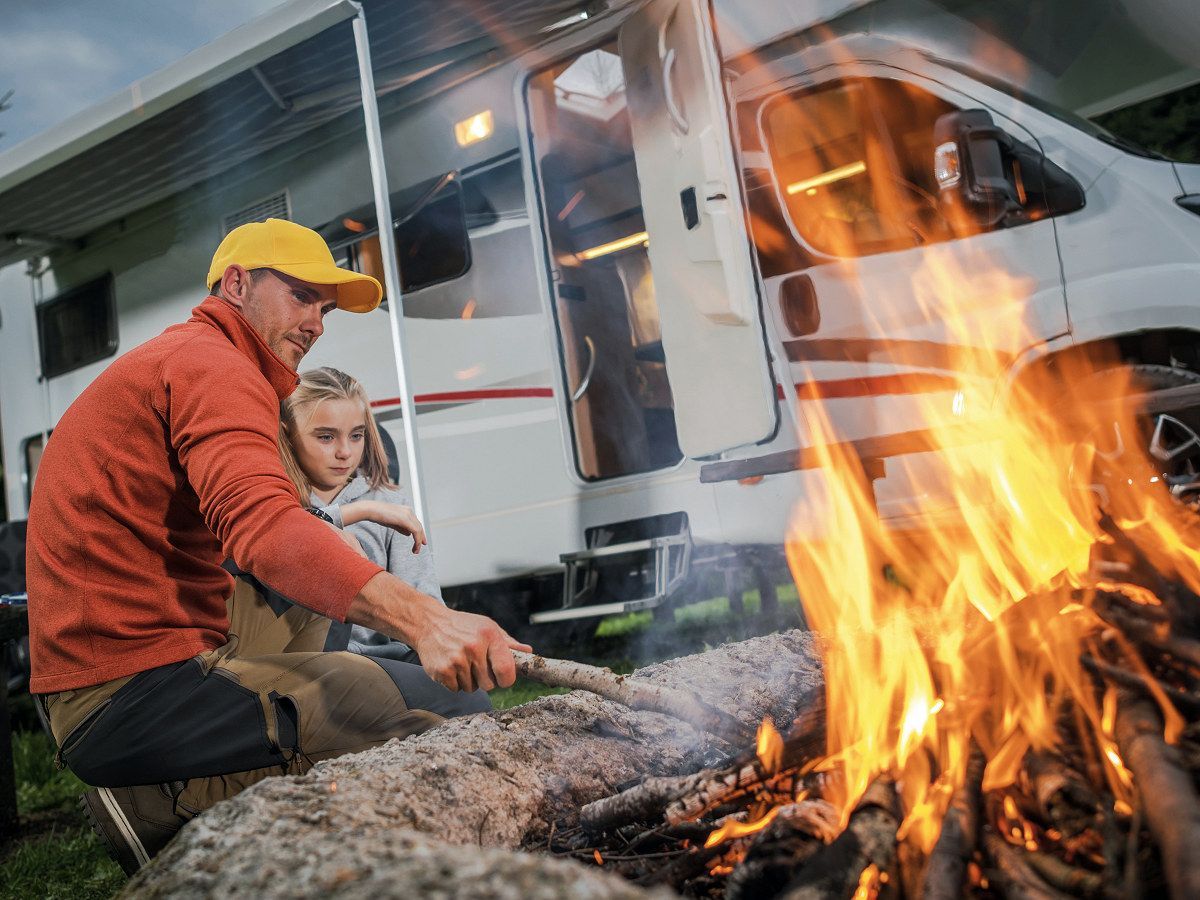 Camping Life Gallery - Dad & Daughter