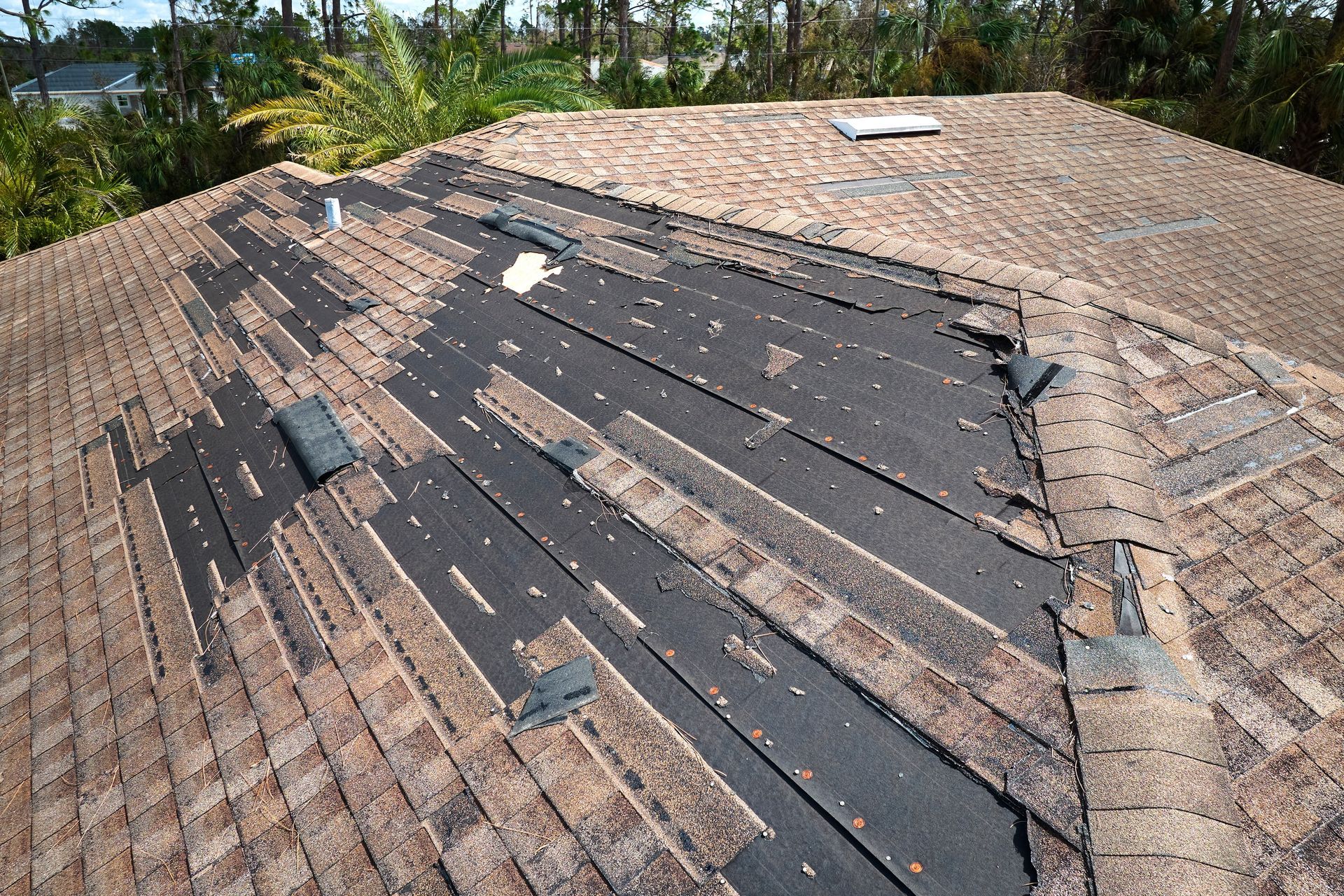 Storm Damaged Roof