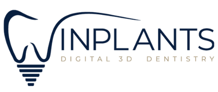 Logo for Winplants: a tooth-shaped graphic with the word