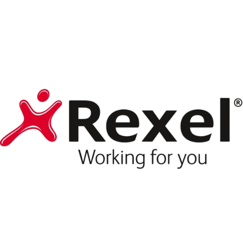 A logo for a company called rexel working for you