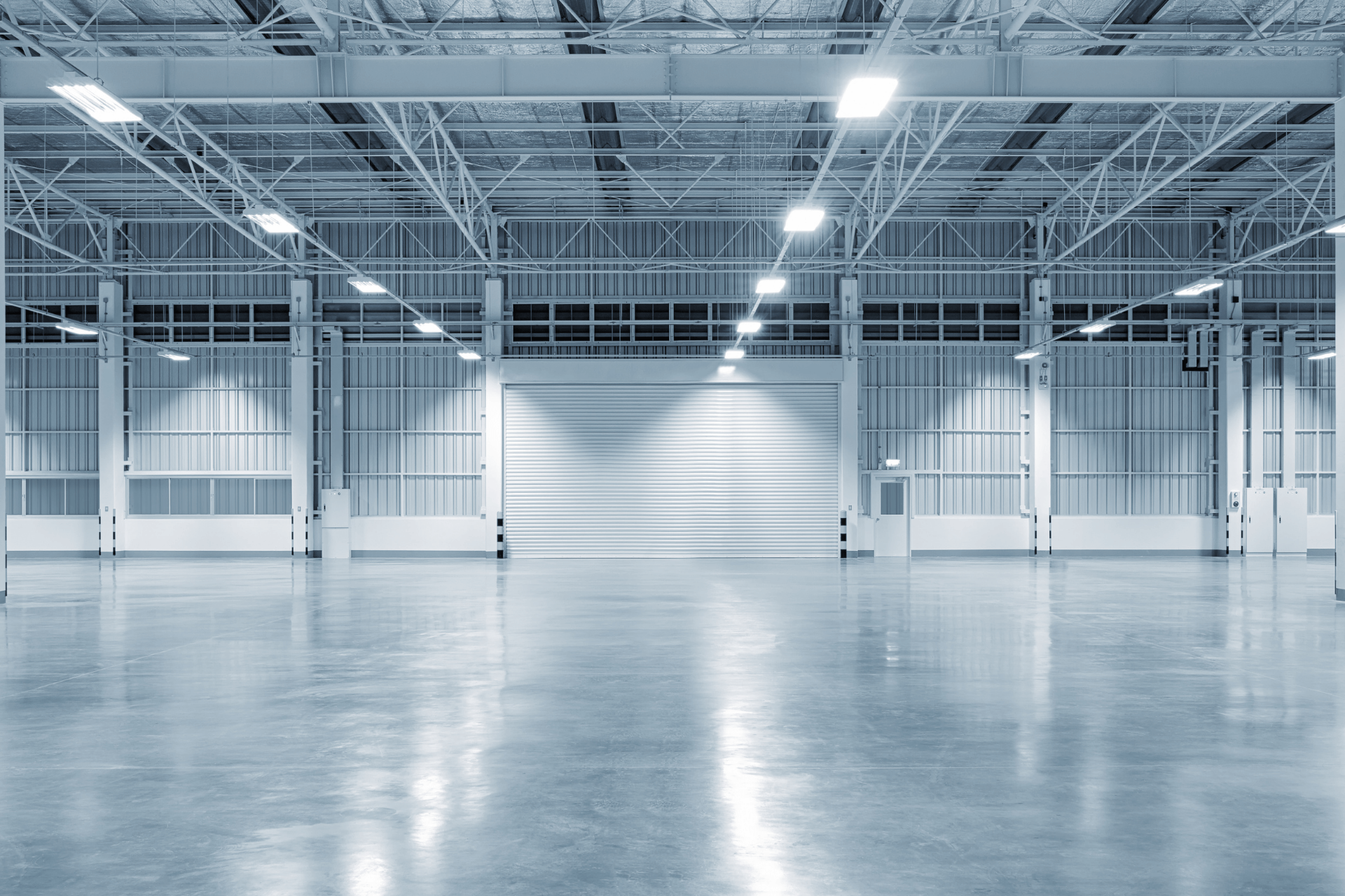 concrete indoors polished floors