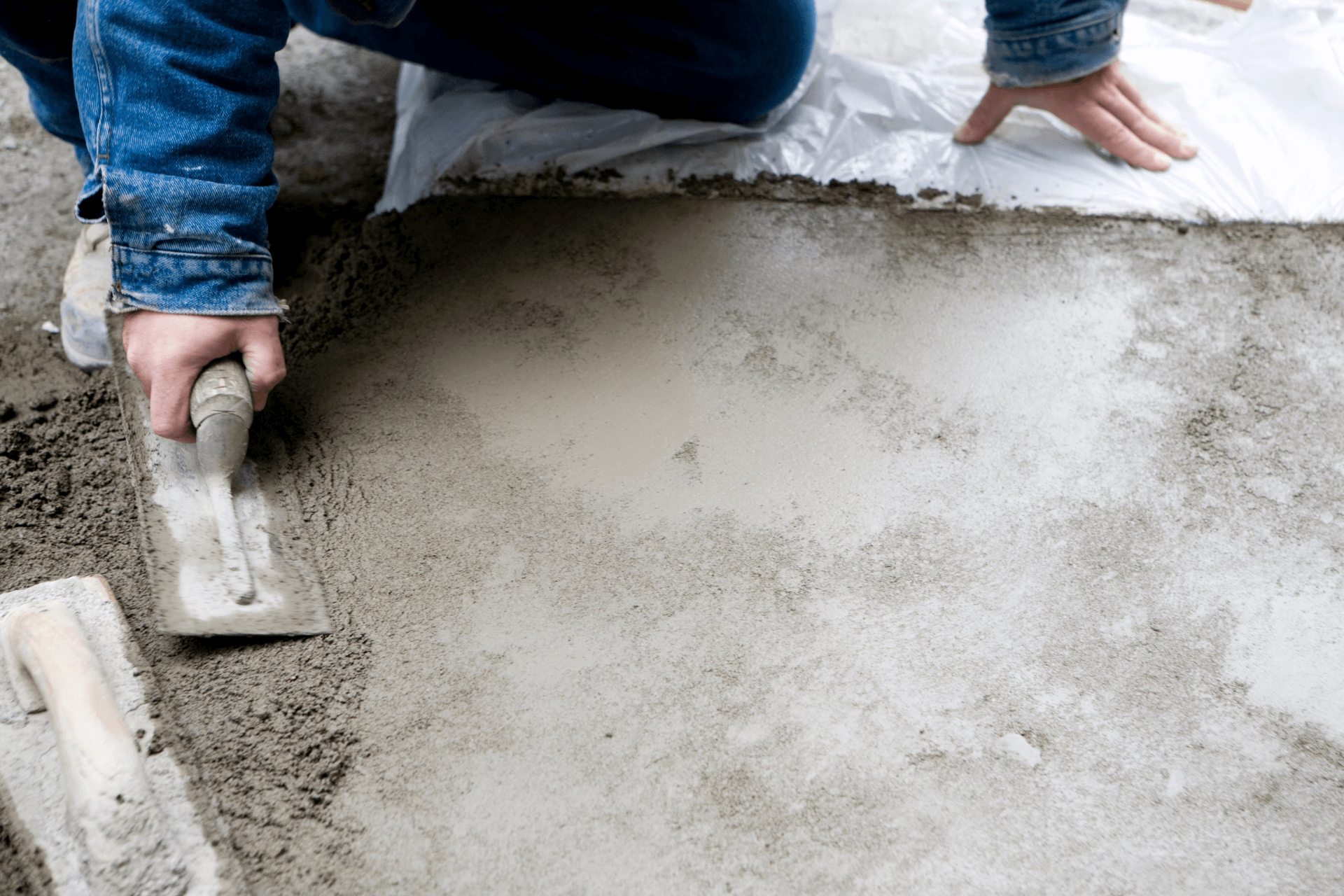 concrete slab work